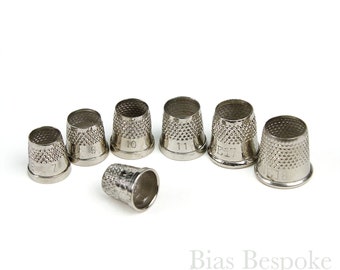 C.S. Osborne Open End Tailor's Thimbles, Made in USA