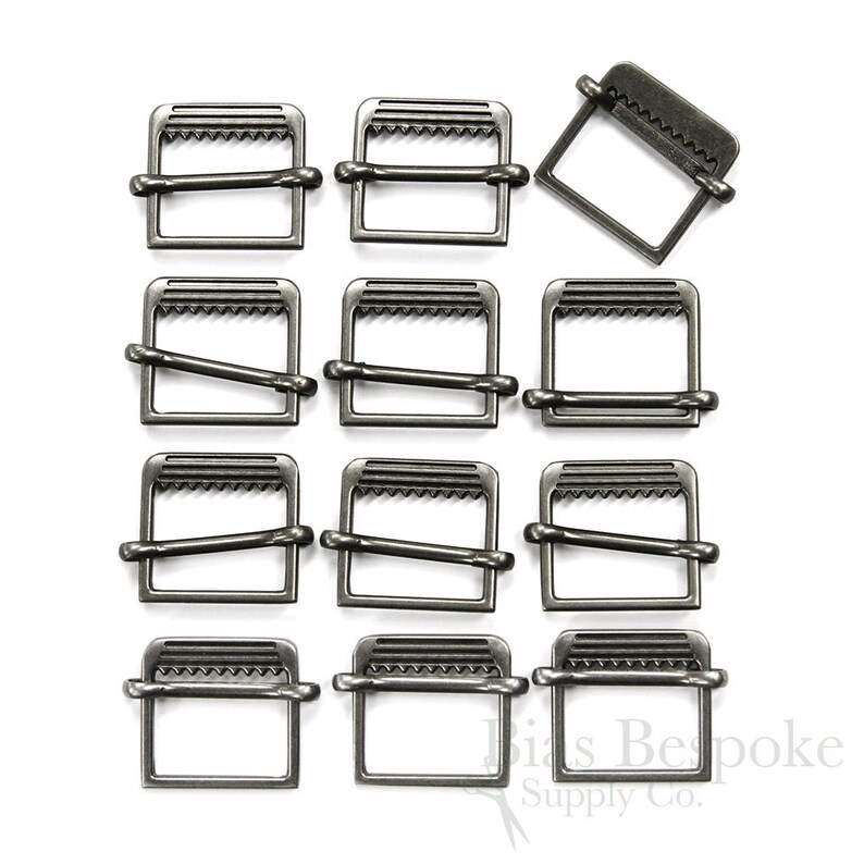 Set of 12 Slidestyle Small Metal Buckles Etsy