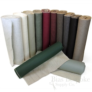 Ready Made Undercollar for Tailoring, Felt with Canvas, Sold by the Foot (12 Inches)
