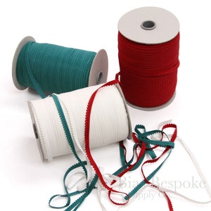 MAE Plüsch Picot Wäsche elastisch, Made in Italy