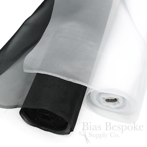 WANG Sheer & Rigid Nylon Mesh, Hard Weave, 56&quot; Wide, Sold by the Yard