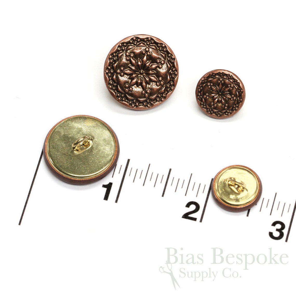 Folk Button Sets of Copper Traditional Folk Star Buttons, Made in France - Etsy