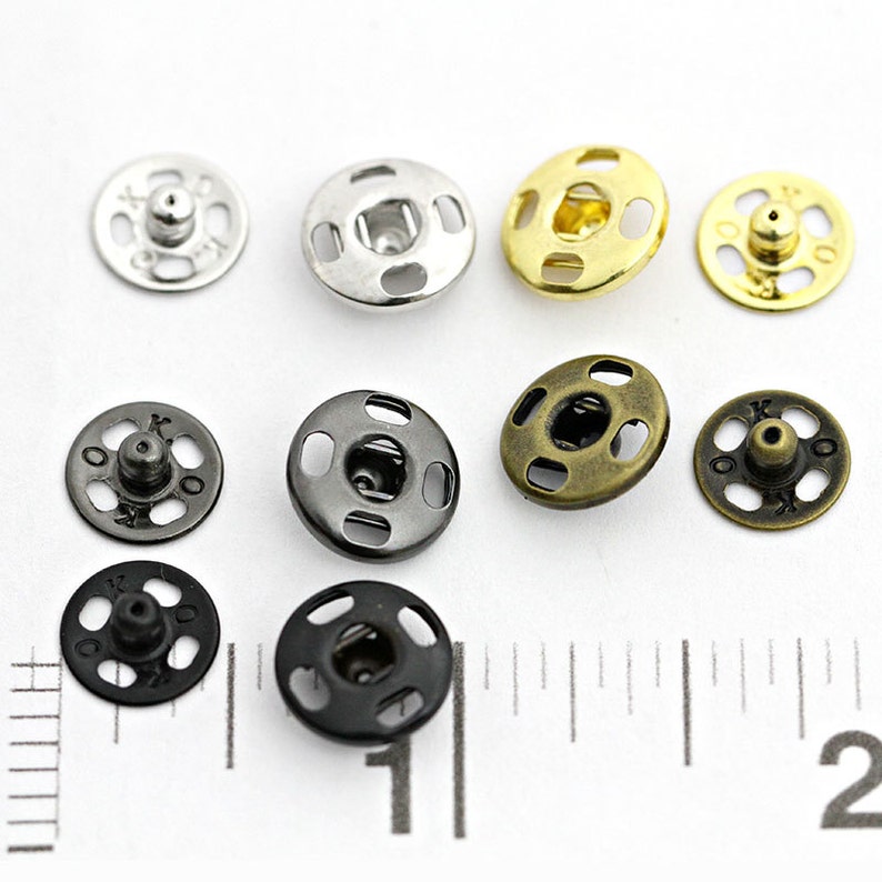 Sets of High Quality Sewon Snaps 10mm 5 Colors Available Etsy