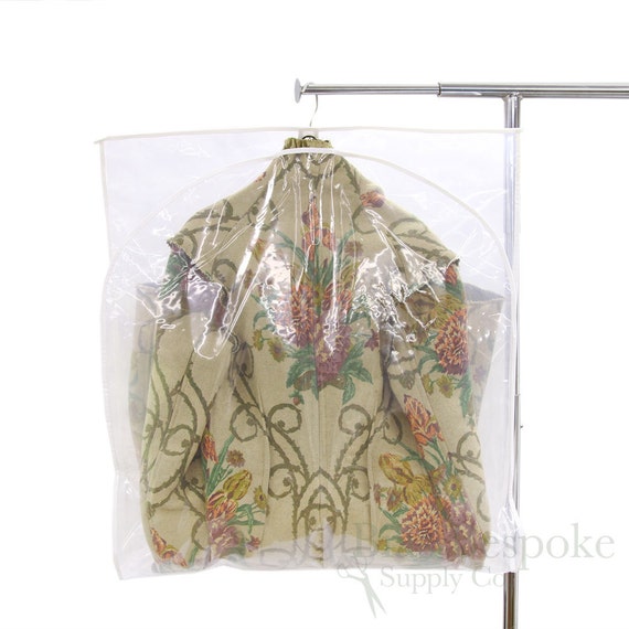 Heavy Gauge Clear Plastic Garment Bag 