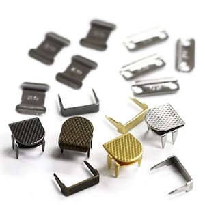 Set of 50 Best Quality Set-In Pants and Skirt Hooks and Bars, 4 Colors