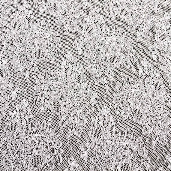 stretch floral lace fabric