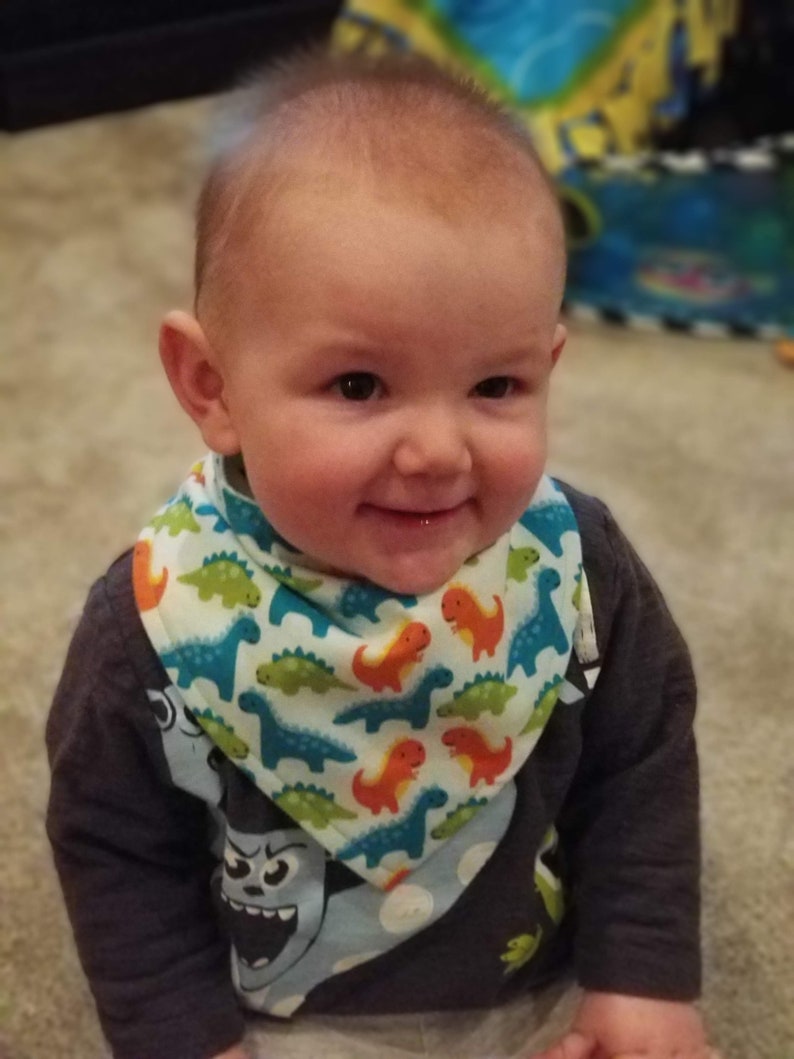 Baby Shower Drool Bib Baby Bandana Bib Teething Bib Bibdana Bunny Flowers Baby Bib