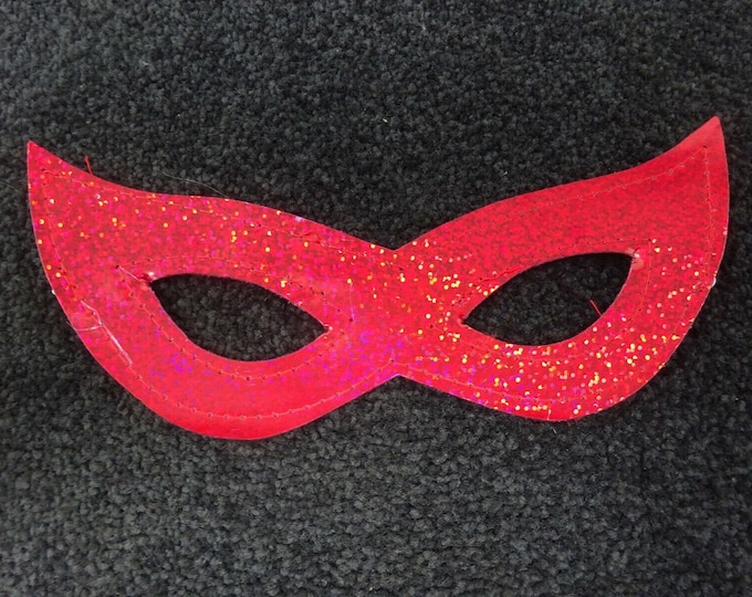 Ladies Sparkling Red Cat Masquerade Mask for Masked Ball Party Carnival