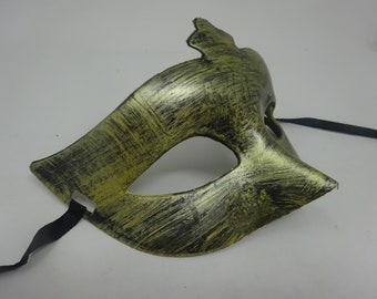 Gold Roman Greek God Style Masquerade Party Ball Carnival Mask for men
