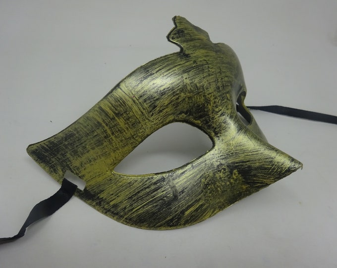 Gold Roman Greek God Style Masquerade Party Ball Carnival Mask for men