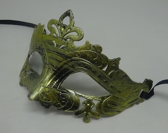 Gold Roman Greek God Style Rialto Masquerade Party Ball Carnival Mask for men