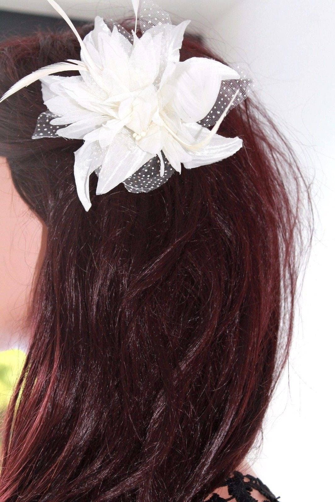 Ivory/ Cream Hair Fascinator