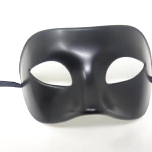 Black Mens Quality Venetian Masquerade Ball Prom Party Eye Mask