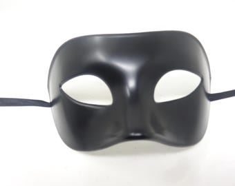 Black Mens Quality Venetian Masquerade Ball Prom Party Eye Mask