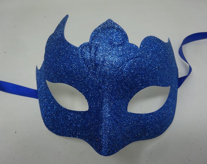 Sparkling Blue Gothic Styling Quality Venetian Masquerade Ball Prom Party Carnival Eye Mask