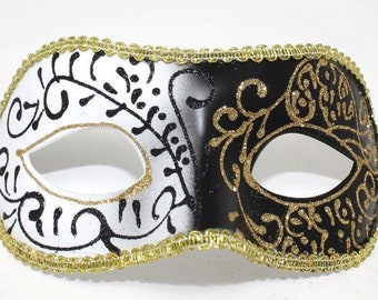 Black and gold masquerade dress online