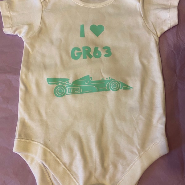 I heart F1 baby vest