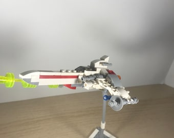 Great Democracy Arrow Starfighter, Poseable Lego Sculpture