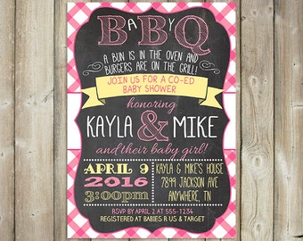 baby q shower invite etsy