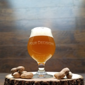 Custom Beer Glass, Beer Snifter, Personalized Gift, Engraved Beer Glasses, Home Bar ...