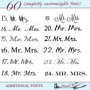 Mr. and Mrs. Beer Mugs, Beer Mugs Personalized, Engraved Glasses, Engraved Glass Mug, Wedding Beer Mugs, Gifts for the Couple Set of 2 image 3