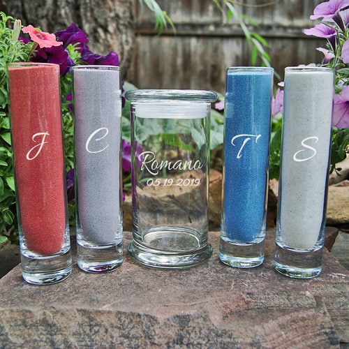 Unity Sand Ceremony Set / Personalized Unity Sand Set / Etsy