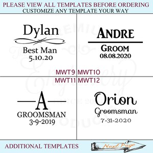 Personalized Beer Glasses, Engraved Pilsner Beer Glass, Custom Groomsman Gift, Best Man Gift, Wedding Favor, Beer Drinker Gift, Custom Gift image 4