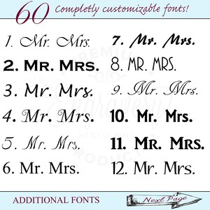 Mr. and Mrs. Beer Mugs, Beer Mugs Personalized, Engraved Glasses, Engraved Glass Mug, Wedding Beer Mugs, Gifts for the Couple Set of 2 image 2