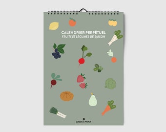 Calendrier perpétuel des fruits et légumes