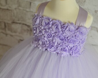 Flower Girl Dress Purple Orchid