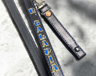 Custom Leather Fire Helmet Chin Strap: First Responder Gear