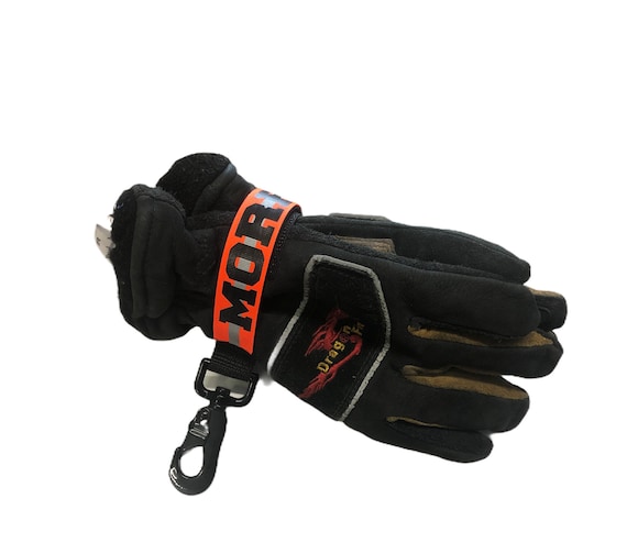 Porte-gants de pompier avec lettrage personnalisé QUALITÉ