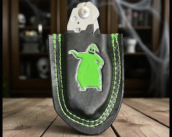 Custom Horror Leather Raptor Shears Holster – Handmade EMS/Firefighter Gear (Shears Not Included)