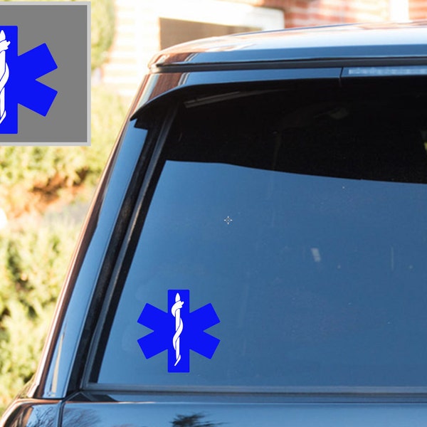 Star of Life Window Decal Etsy