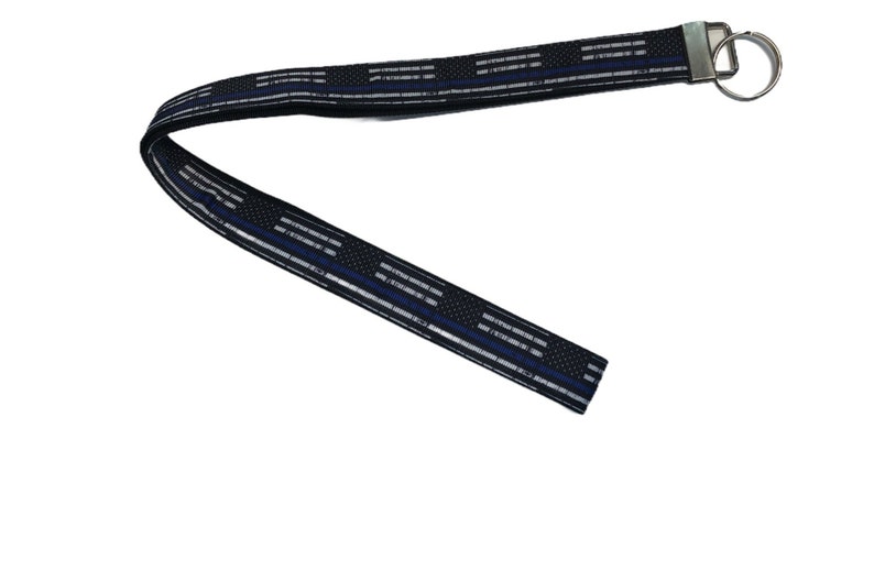 Lanyard Necklace ID holder Police Lanyard Thin blue line keychain
