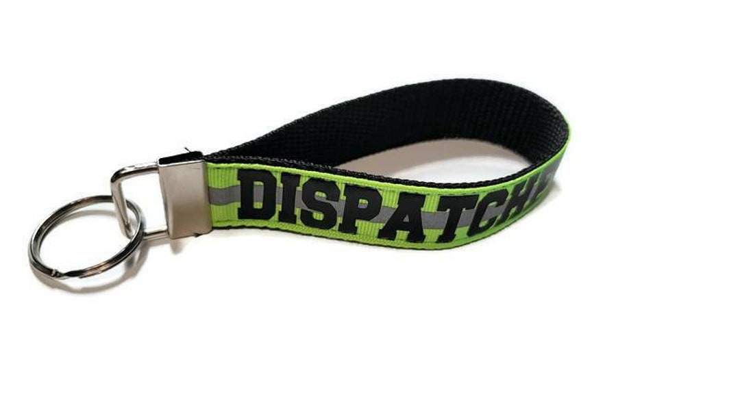 Dispatcher Keychain, Dispatcher Key Fob, 911 Dispatcher Gift, Emergency