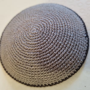 Fashion Kippah 9cm 10cm 11cm 12cm Jewish Kipa Hand Knit Yamaka DMC Judaica crochet Yarmulkah Hanukkah Jewish cap from Israel Black