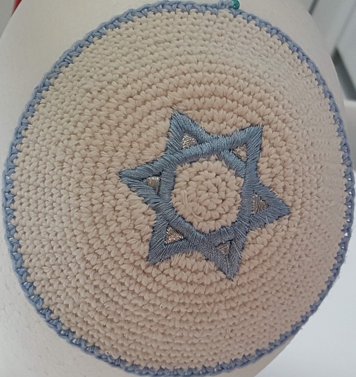 Kippah 14cm or 16cm Jewish Head covering from Jerusalem yamaka | Etsy