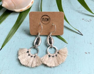 Orecchini Pendenti A Conchiglia Con Perla – Boho Vintage Per Donne – Argento – Gioielli Spiaggia Estivi – Idea Regalo