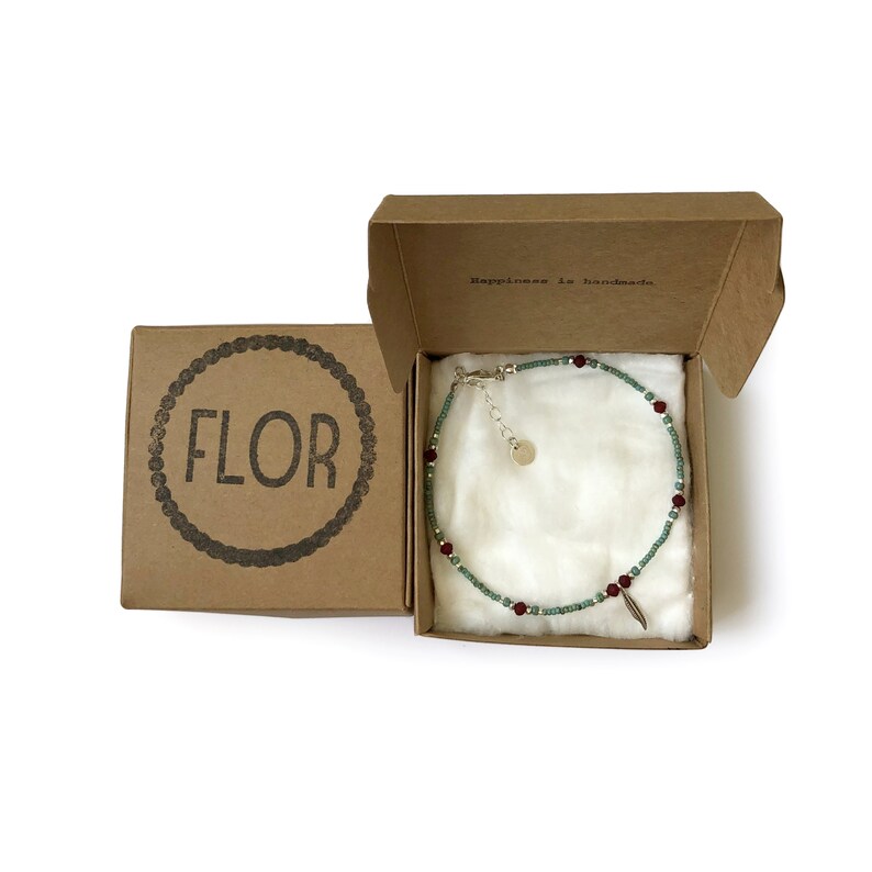 Colours of the Wind Anklet Turquoise and Red Beaded Anklet Etsy