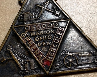 Vintage Osgood and General Hercules Advertising Watch FOB Heavy Equipment Tractor Machinery