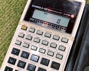 Vintage Casio FX-910 Scientific Calculator