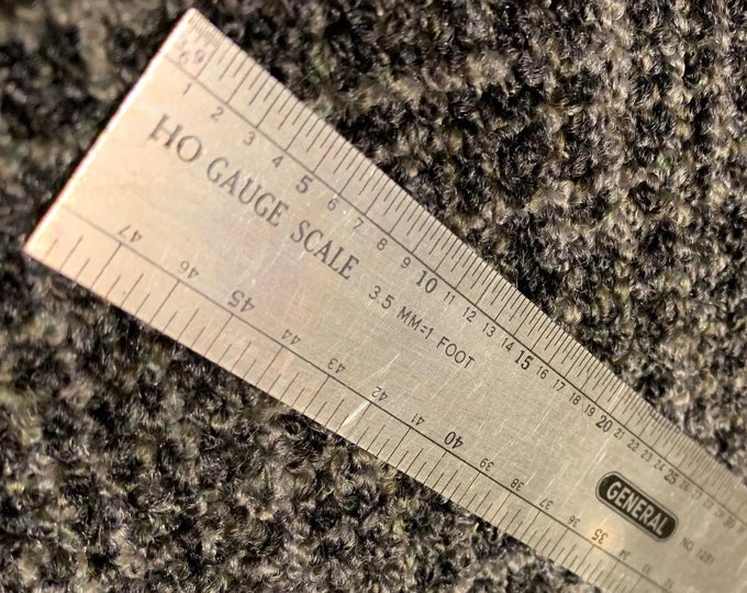 Model Railroad Reference Ruler Vintage General No. 1251 Model Railroad Reference Rule – HO Scale and O ...