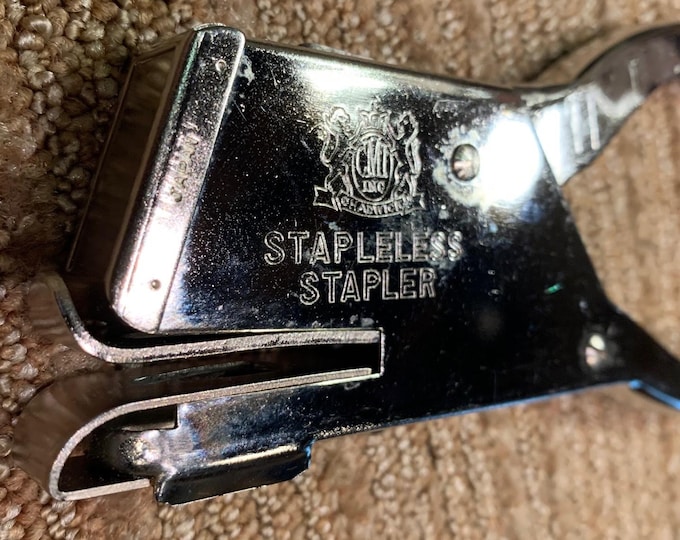 Vintage CMI Inc. Stapleless Stapler Crimper Etsy