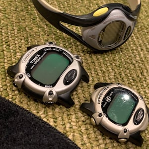 Vintage Timex Indiglo Expedition and Ironman Triathlon Wrist Watch Lot