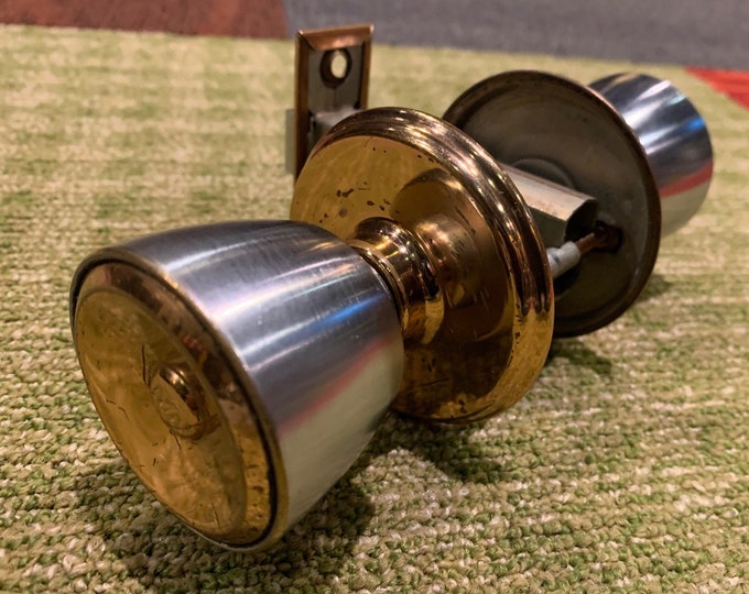 Mid Century WEISER Door Knob Interior Two Tone Nonlocking Etsy