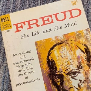 Vintage Sigmund Freud His Life and His Mind Dell Paperback First Printing 1959