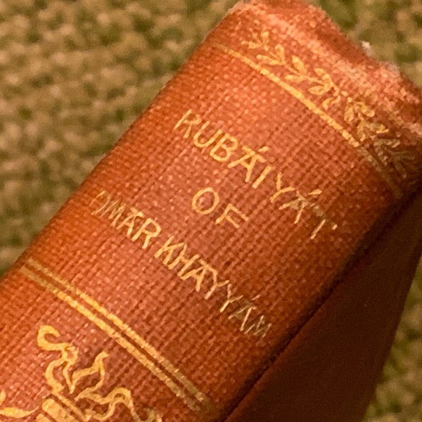 Vintage Rubaiyat of Omar Khayyam Hardcover Book Edward Fitzgerald Handy Volume Classics Pocket Book