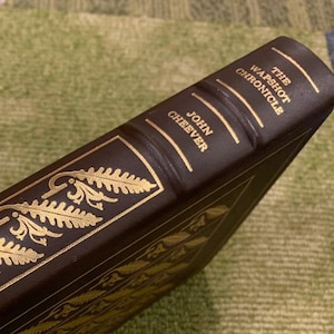 Vintage The Wapshot Chronicle by John Cheever 1978 Franklin Library Signed Leather Edition Hardcover Book