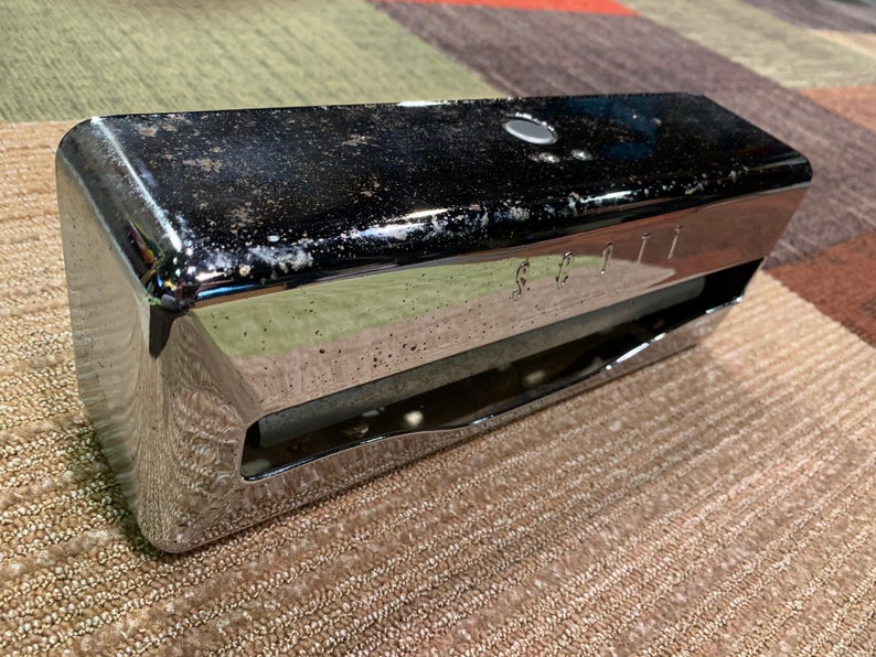 Vintage SCOTT Paper Towel Dispenser Mid Century Chrome / Etsy